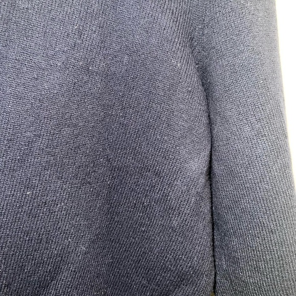 Polo by Ralph Lauren Blue V-Neck Lambs Wool Sweater - Picture 6 of 7